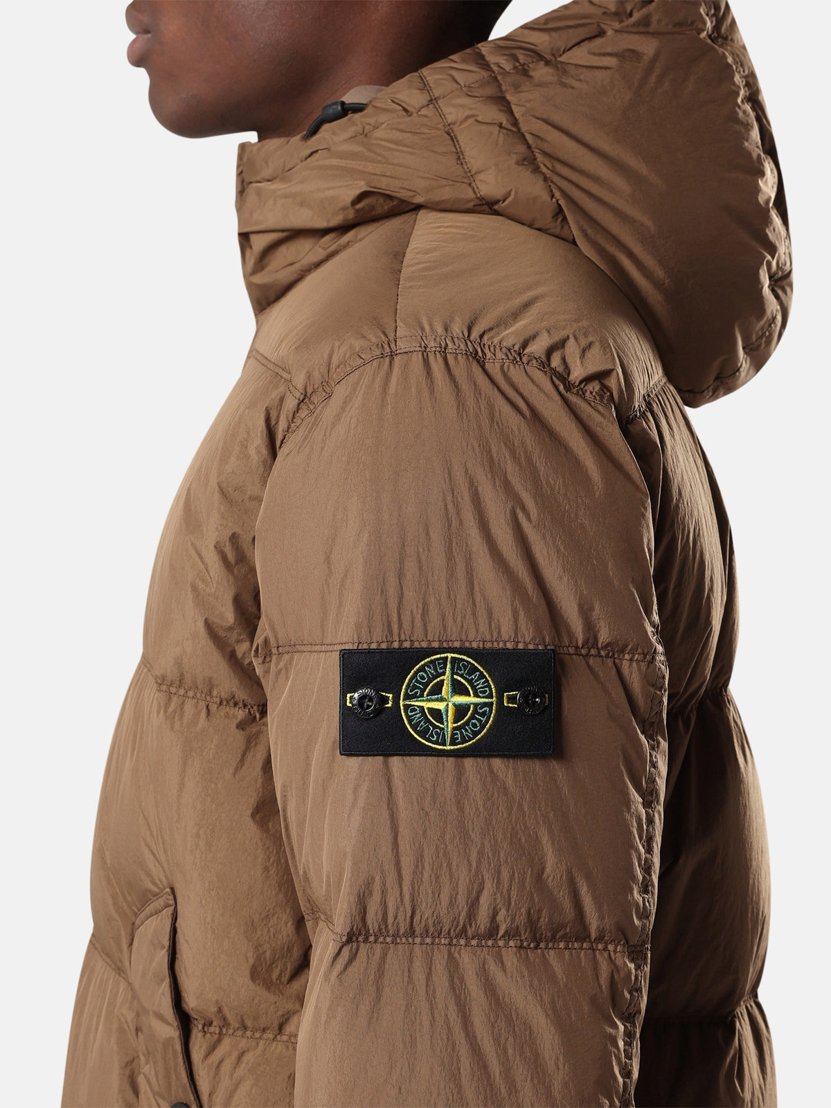Stone Island Wind-Resistant Down Jacket with Anti-Drop 4100037