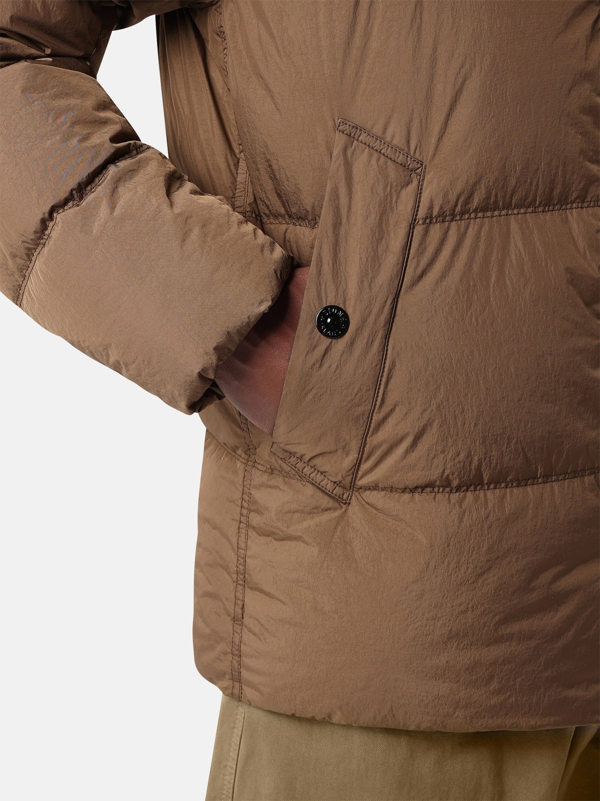 Stone Island Wind-Resistant Down Jacket with Anti-Drop 4100037