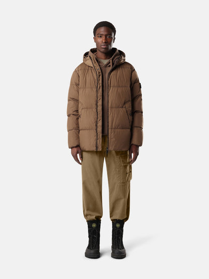 Stone Island Wind-Resistant Down Jacket with Anti-Drop 4100037