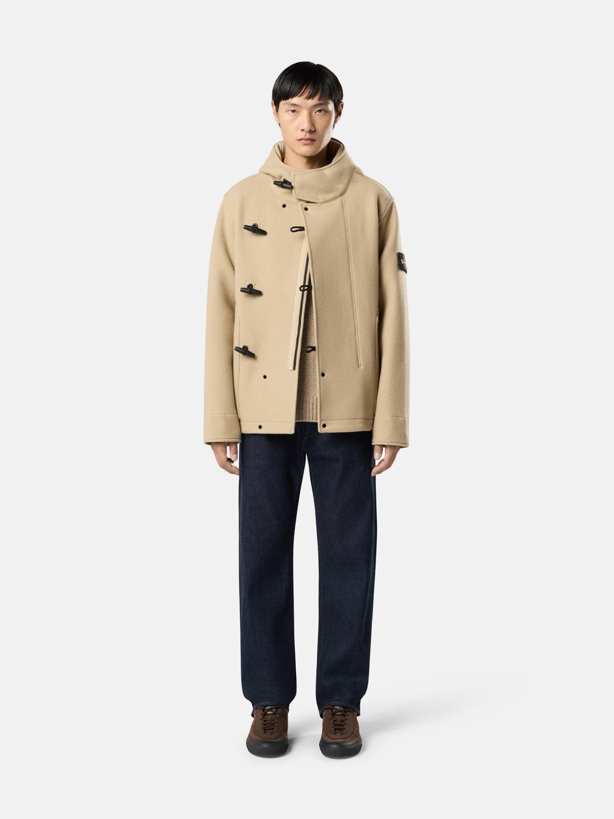 Stone Island Short Parka with Toggle-Button Fastening 4100039