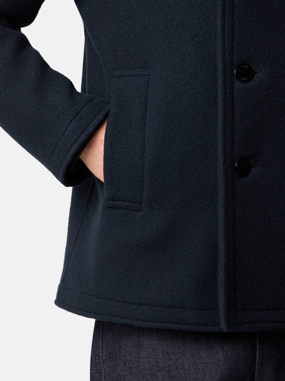 Stone Island Peacoat With Double-Breasted Closure 4100040