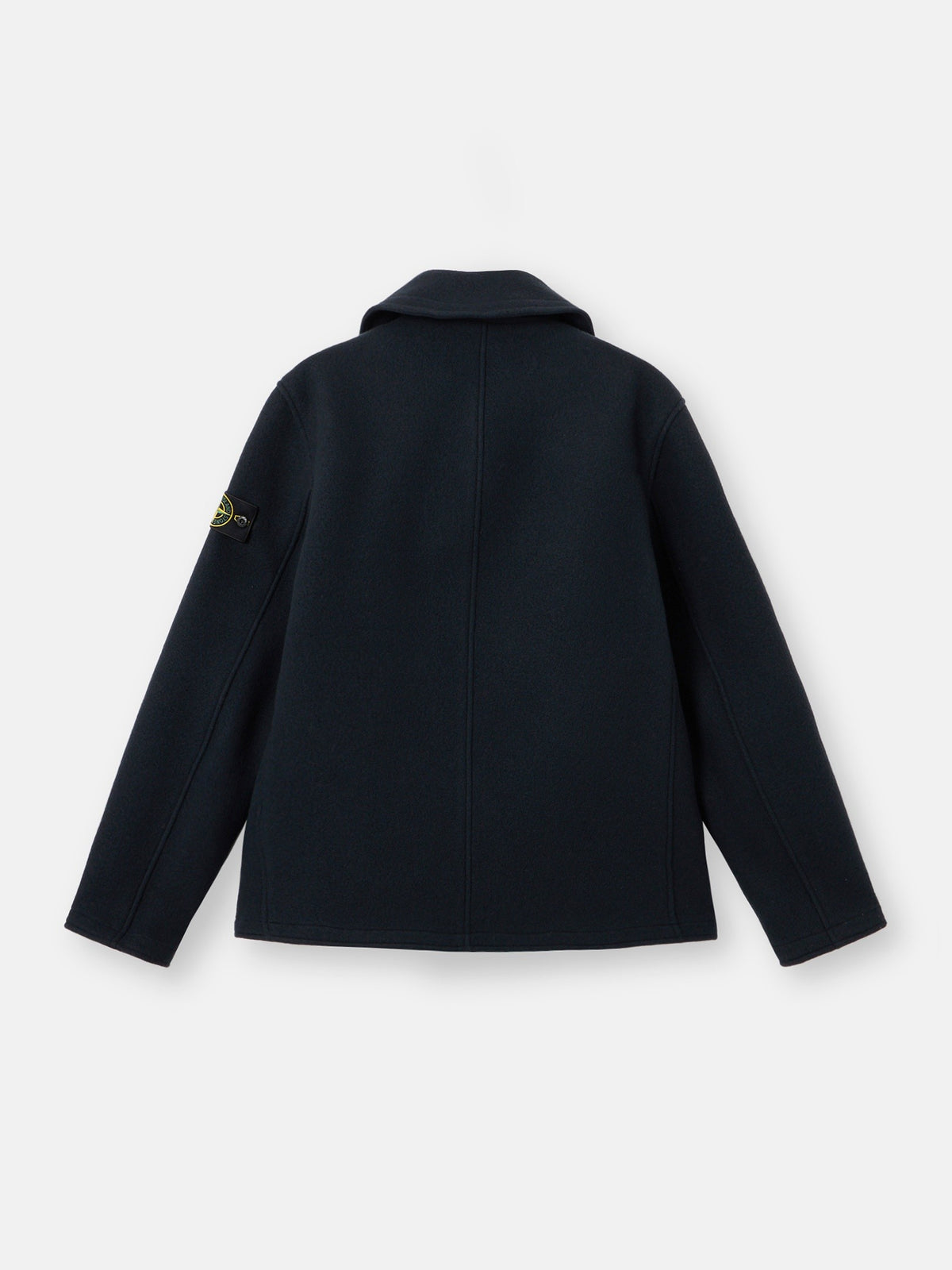 Stone Island Peacoat With Double-Breasted Closure 4100040