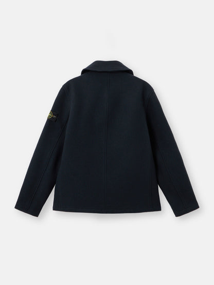 Stone Island Peacoat With Double-Breasted Closure 4100040