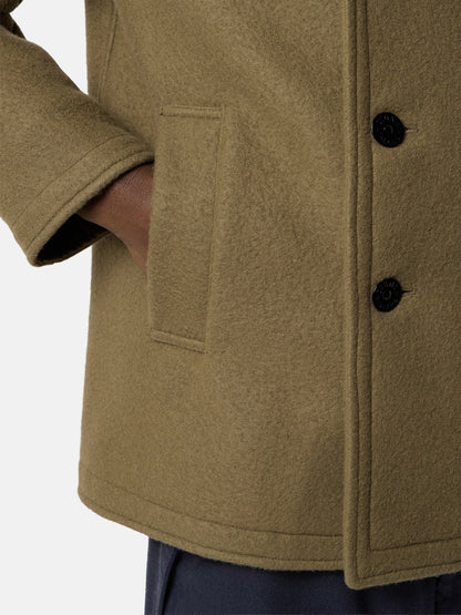 Stone Island Peacoat With Double-Breasted Closure 4100040