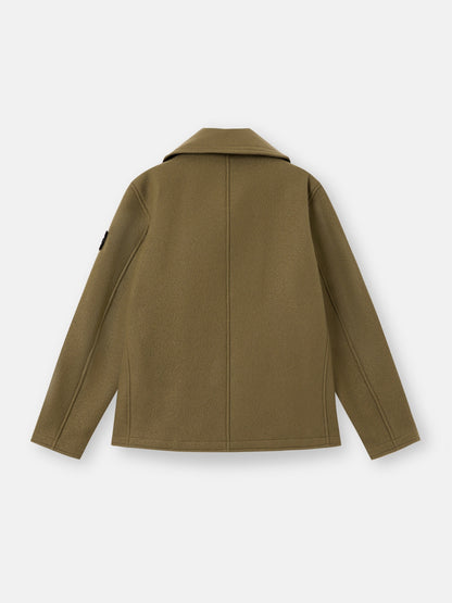 Stone Island Peacoat With Double-Breasted Closure 4100040