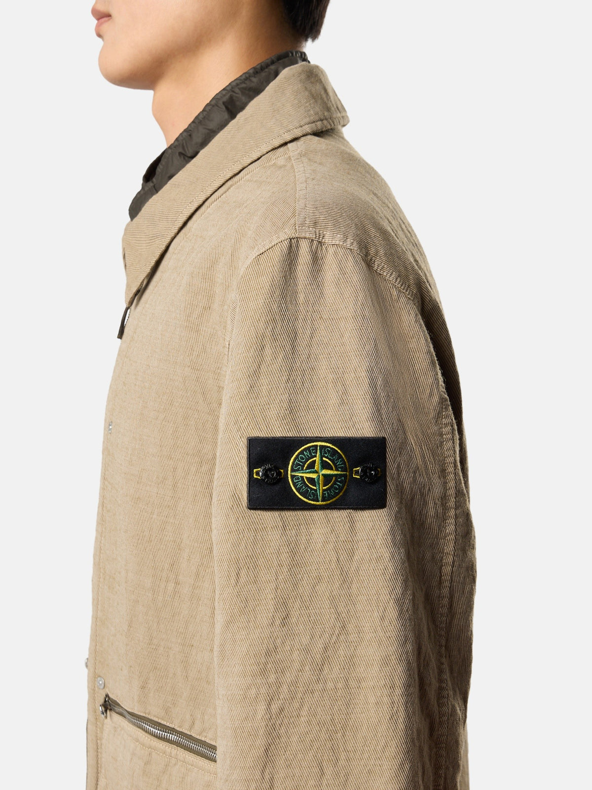 Stone Island Padded Field Jacket with Anti-Drop 4100043
