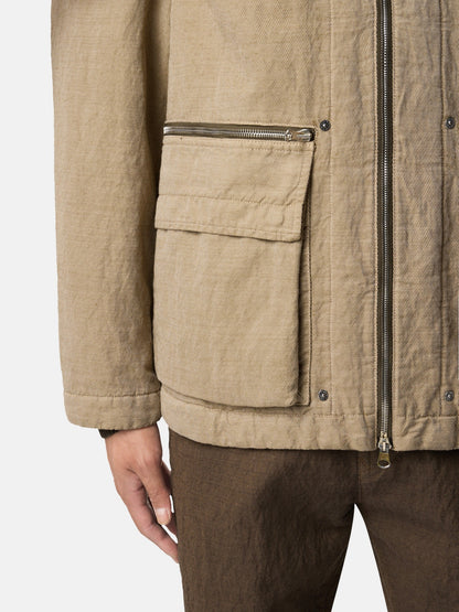 Stone Island Padded Field Jacket with Anti-Drop 4100043