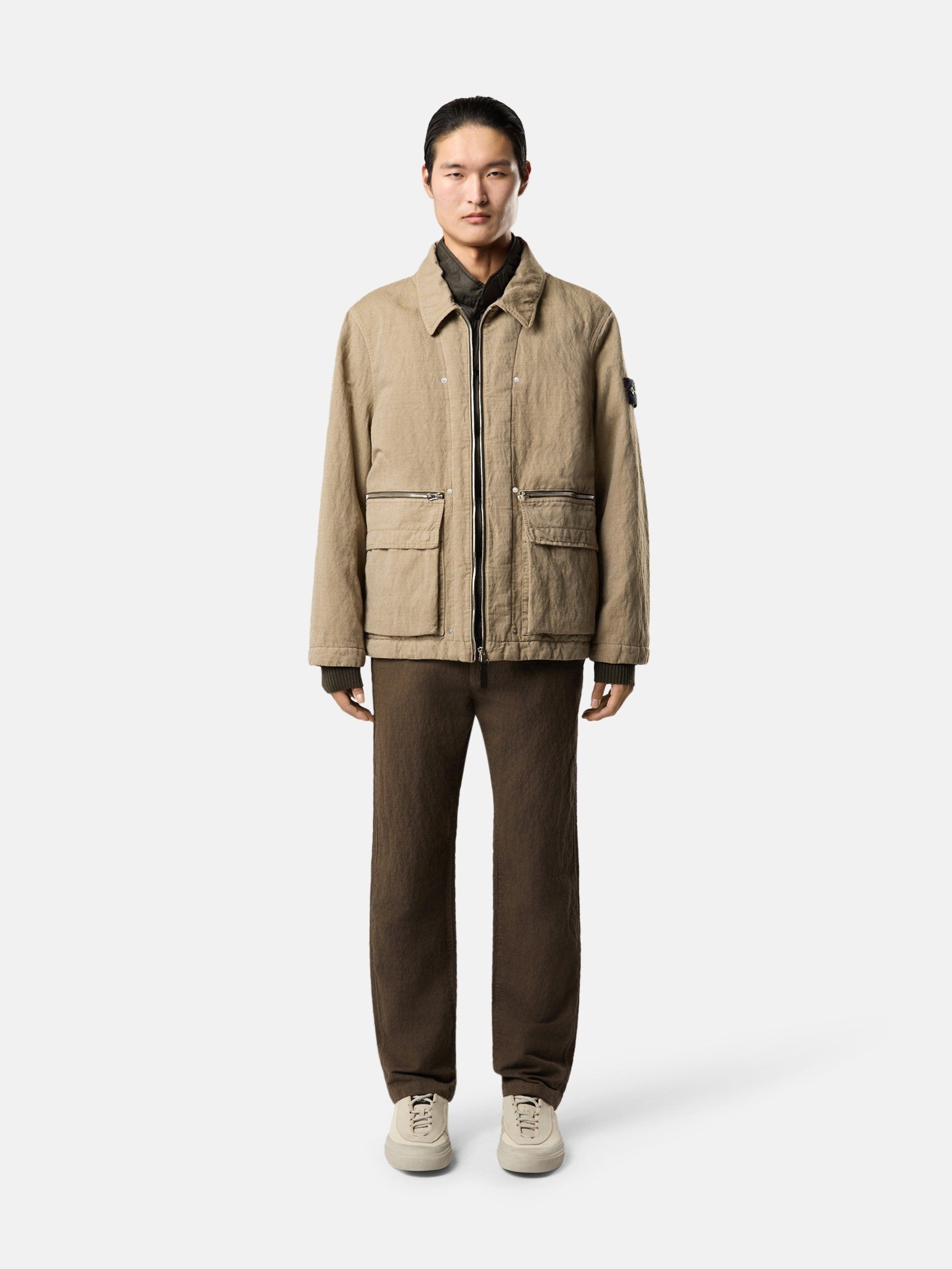 Stone Island Padded Field Jacket with Anti-Drop 4100043