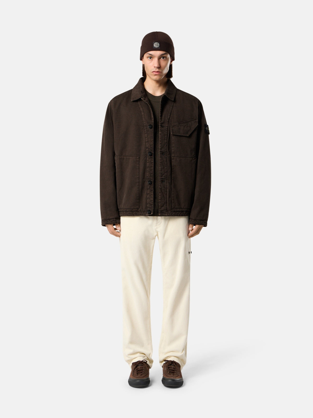 Stone Island Padded Coach Jacket with Anti-Drop Finish 4100048