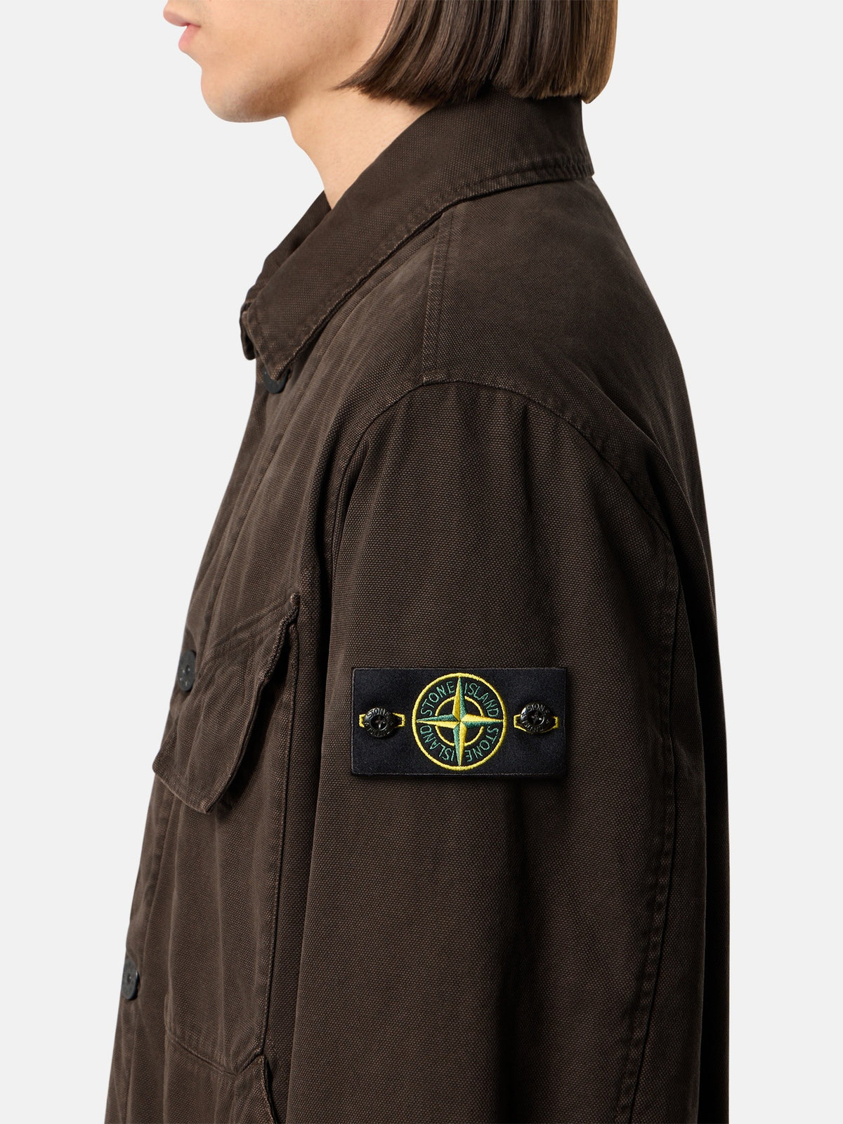 Stone Island Padded Coach Jacket with Anti-Drop Finish 4100048