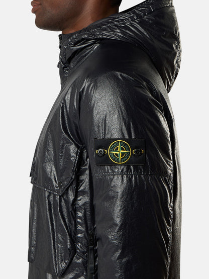 Stone Island Hooded Down Jacket with Water-Resistant Membrane 4100056