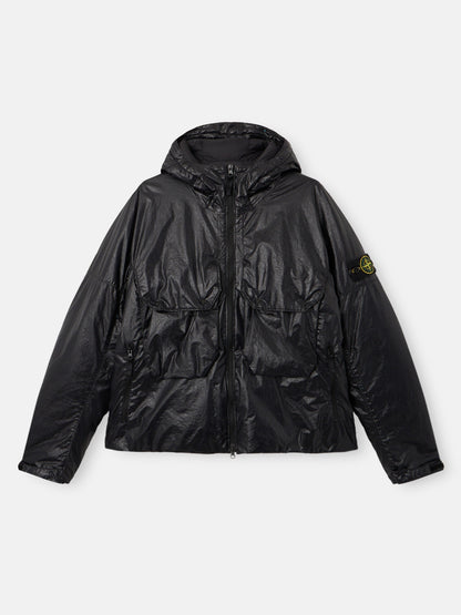 Stone Island Hooded Down Jacket with Water-Resistant Membrane 4100056