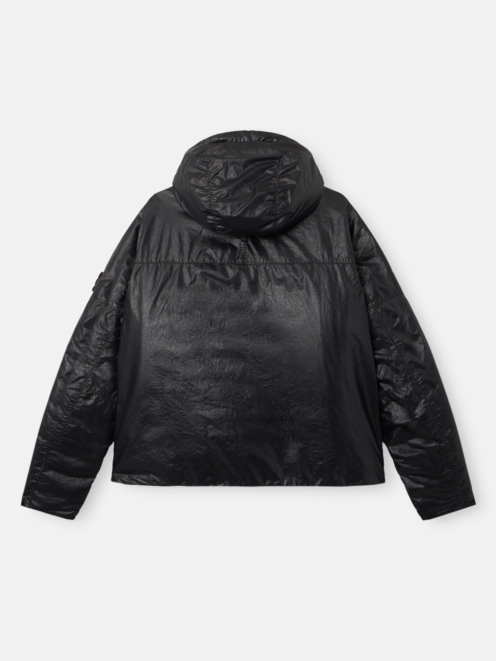 Stone Island Hooded Down Jacket with Water-Resistant Membrane 4100056