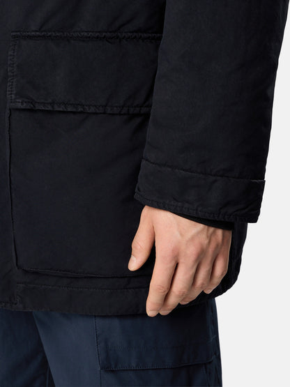 Stone Island Short Down Parka With Anti-Drop 4100062
