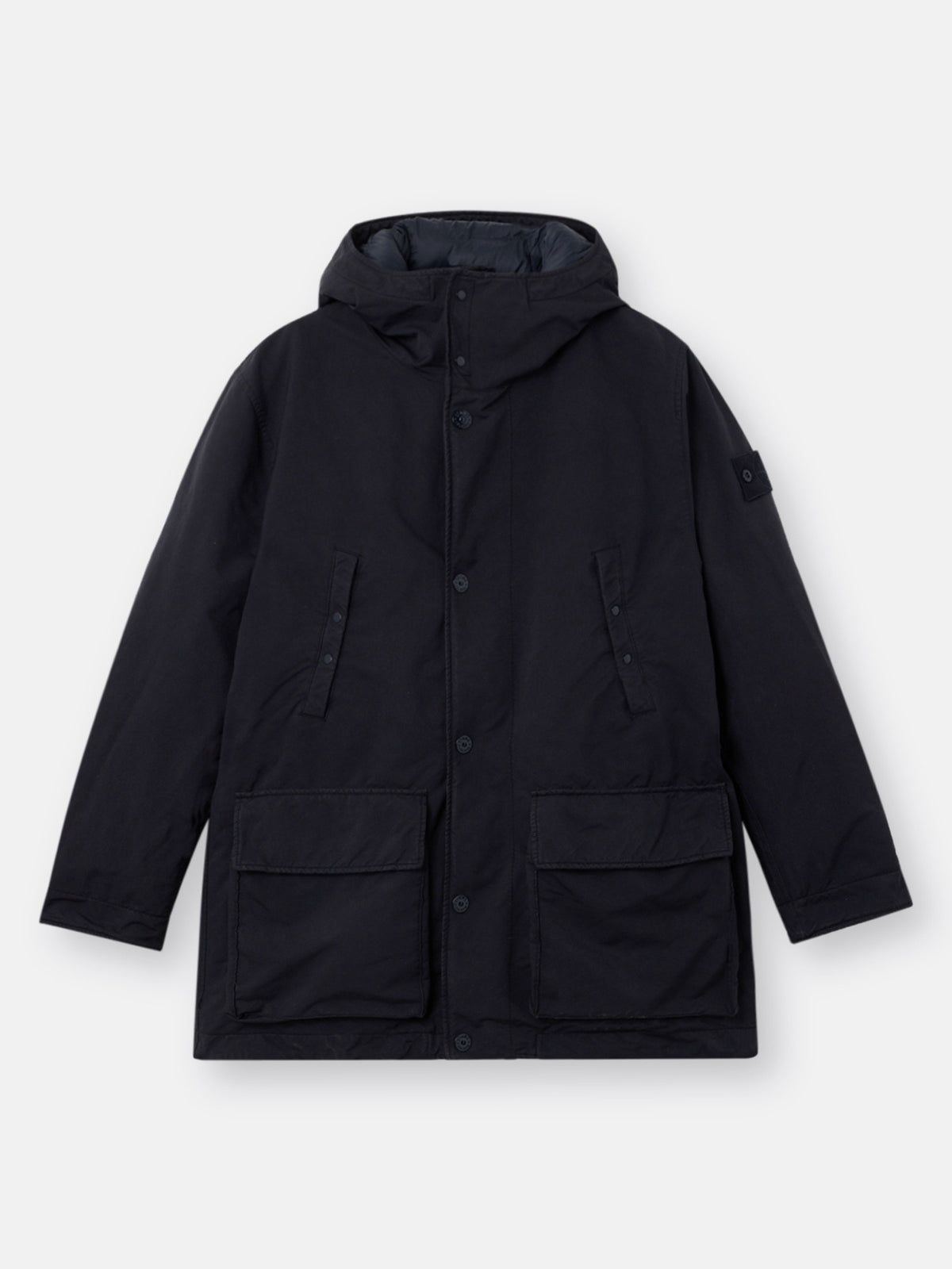 Stone Island Short Down Parka With Anti-Drop 4100062