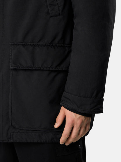 Stone Island Short Down Parka With Anti-Drop 4100062