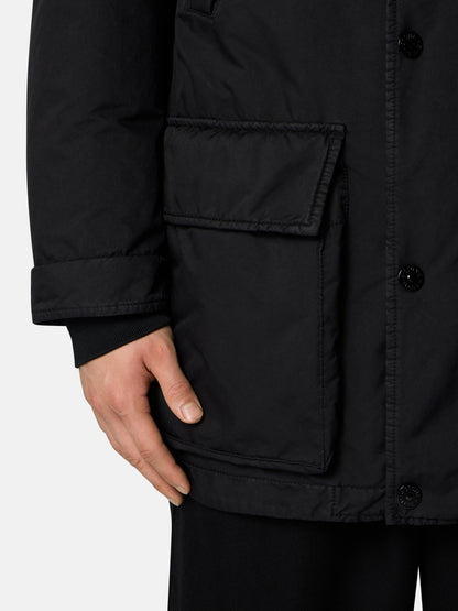 Stone Island Short Down Parka With Anti-Drop 4100062