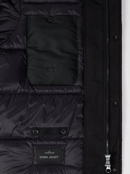 Stone Island Short Down Parka With Anti-Drop 4100062