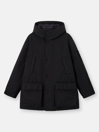 Stone Island Short Down Parka With Anti-Drop 4100062