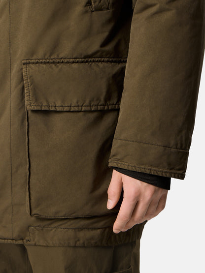 Stone Island Short Down Parka With Anti-Drop 4100062