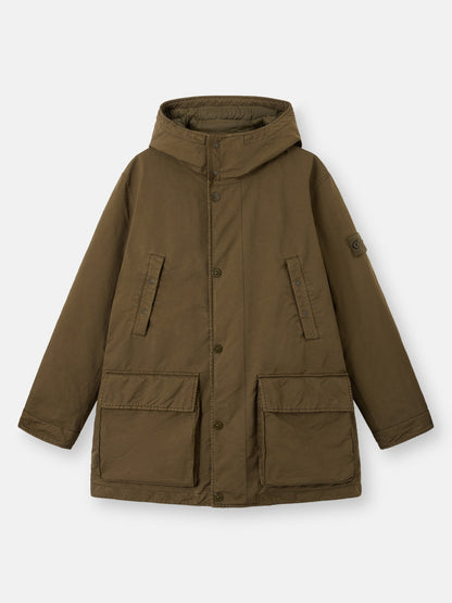 Stone Island Short Down Parka With Anti-Drop 4100062