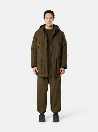 Stone Island Short Down Parka With Anti-Drop 4100062