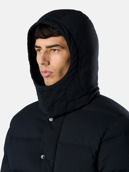 Stone Island Stand Collar Down Jacket With Detachable Hood And Anti-Drop 4100063