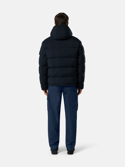 Stone Island Stand Collar Down Jacket With Detachable Hood And Anti-Drop 4100063