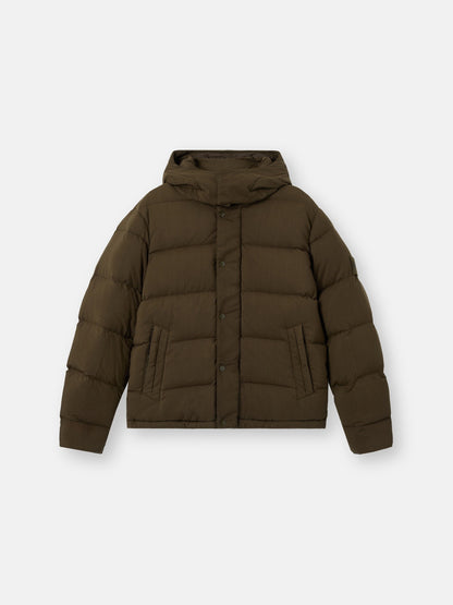Stone Island Stand Collar Down Jacket With Detachable Hood And Anti-Drop 4100063
