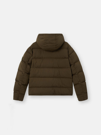 Stone Island Stand Collar Down Jacket With Detachable Hood And Anti-Drop 4100063
