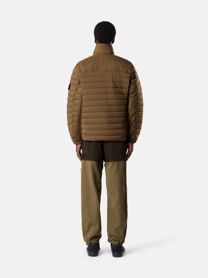 Stone Island Stand Collar Down Jacket with Anti-Drop Finish 4100067