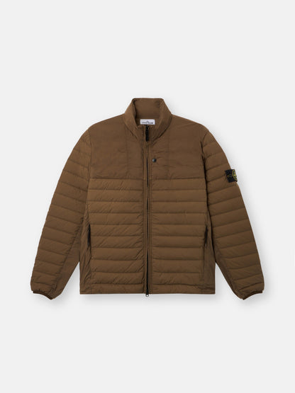 Stone Island Stand Collar Down Jacket with Anti-Drop Finish 4100067