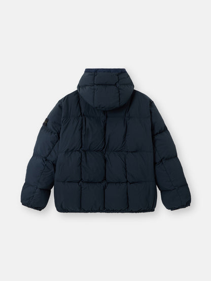 Stone Island Hooded Down Jacket With Wind Resistance 4100083