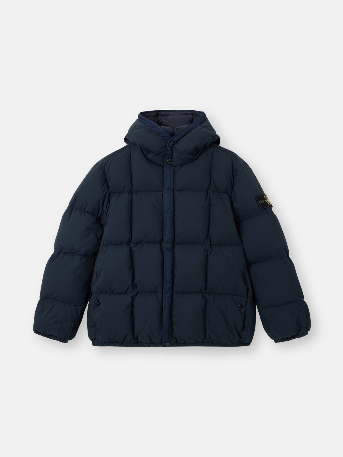 Stone Island Hooded Down Jacket With Wind Resistance 4100083