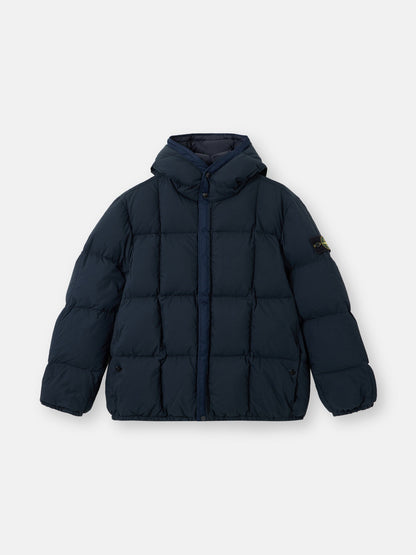 Stone Island Hooded Down Jacket With Wind Resistance 4100083