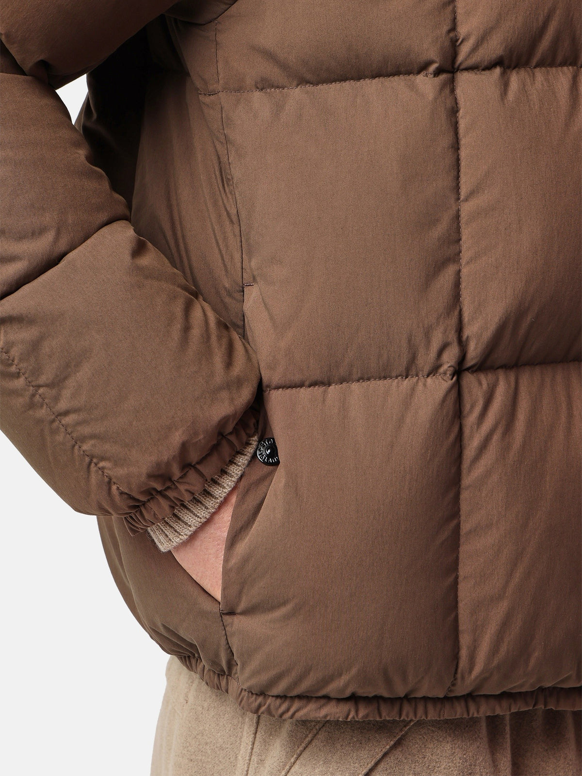 Stone Island Hooded Down Jacket With Wind Resistance 4100083
