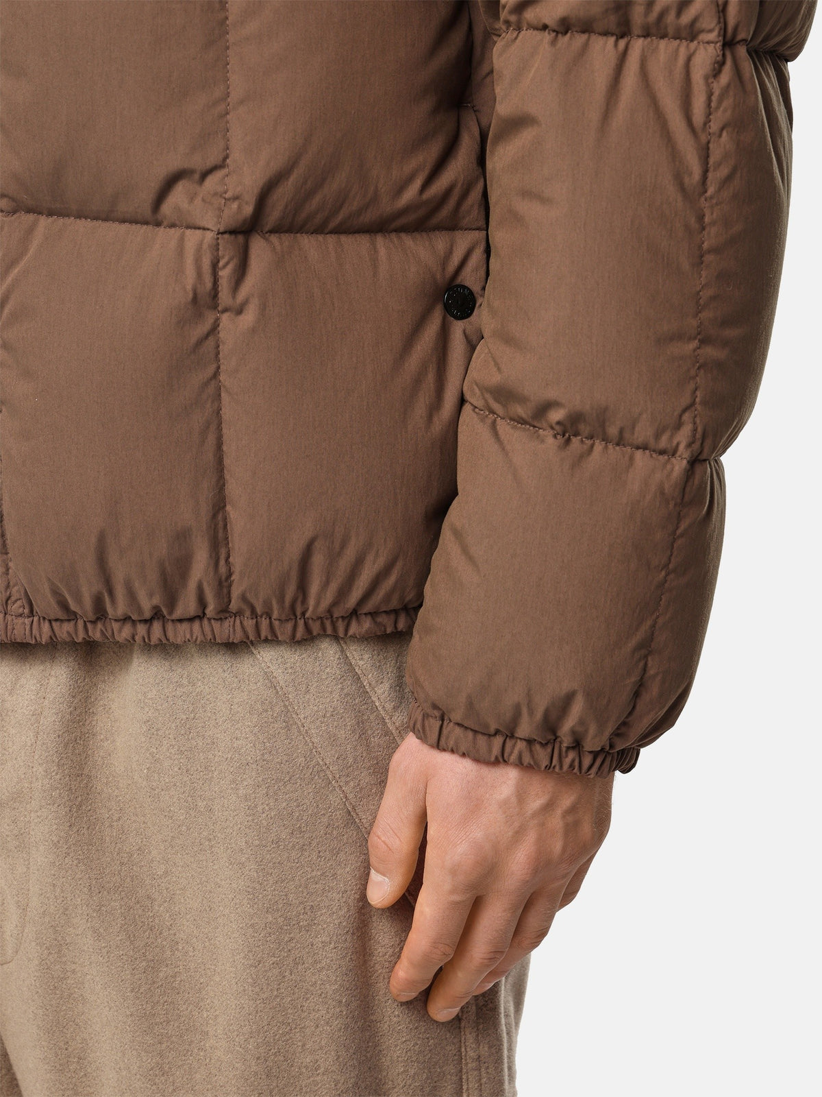 Stone Island Hooded Down Jacket With Wind Resistance 4100083