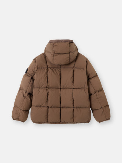 Stone Island Hooded Down Jacket With Wind Resistance 4100083