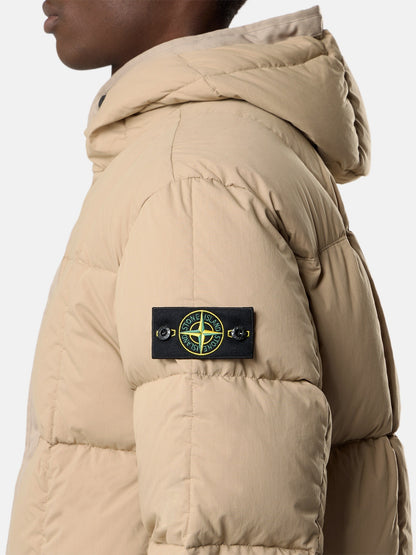 Stone Island Hooded Down Jacket With Wind Resistance 4100083