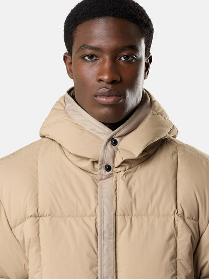 Stone Island Hooded Down Jacket With Wind Resistance 4100083