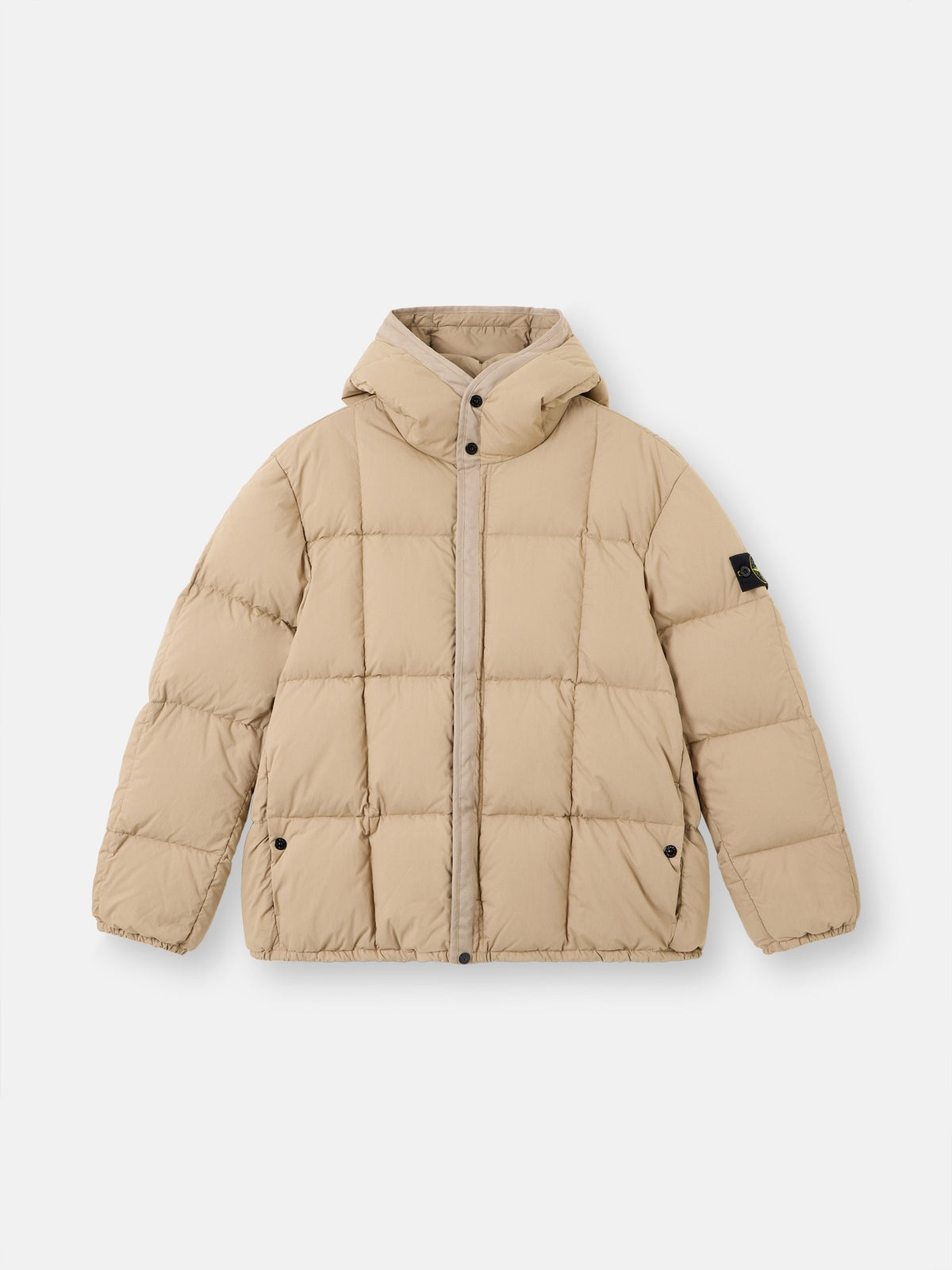Stone Island Hooded Down Jacket With Wind Resistance 4100083