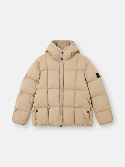 Stone Island Hooded Down Jacket With Wind Resistance 4100083