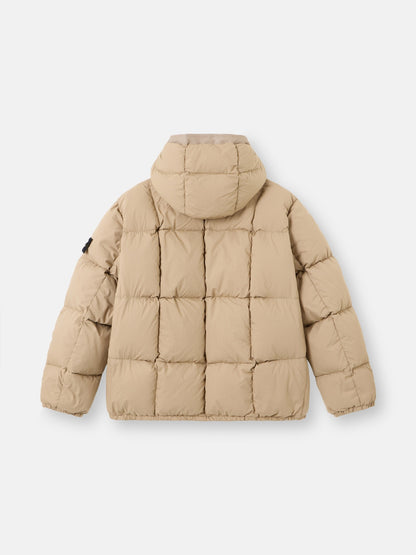 Stone Island Hooded Down Jacket With Wind Resistance 4100083