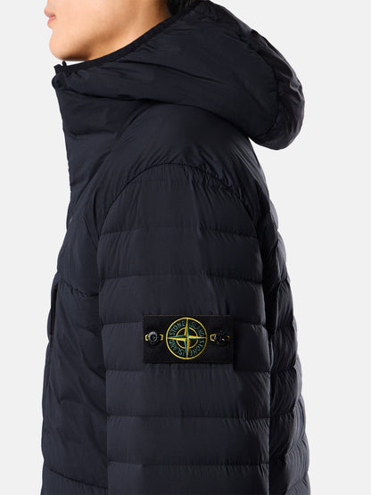 Stone Island Hooded Down Jacket with Anti-Drop Finish 4100107