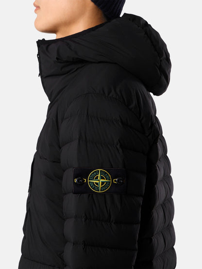 Stone Island Hooded Down Jacket with Anti-Drop Finish 4100107