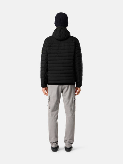 Stone Island Hooded Down Jacket with Anti-Drop Finish 4100107