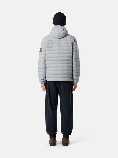 Stone Island Hooded Down Jacket with Anti-Drop Finish 4100107