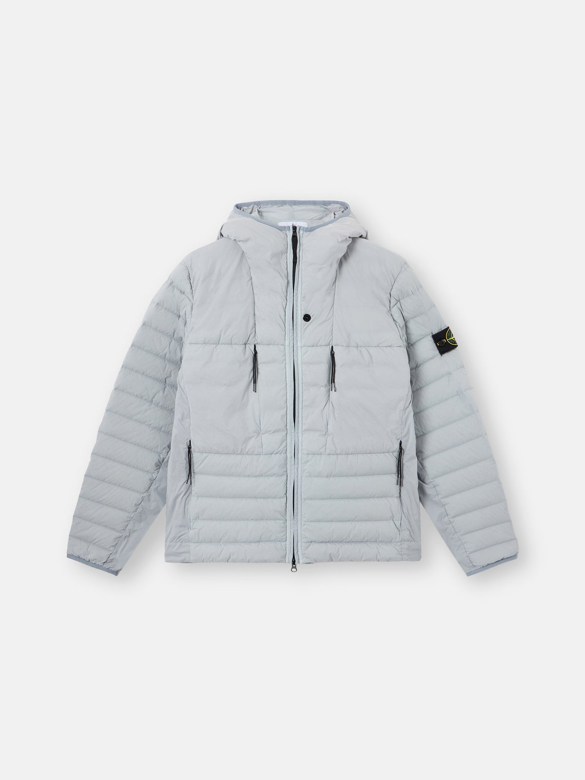 Stone Island Hooded Down Jacket with Anti-Drop Finish 4100107