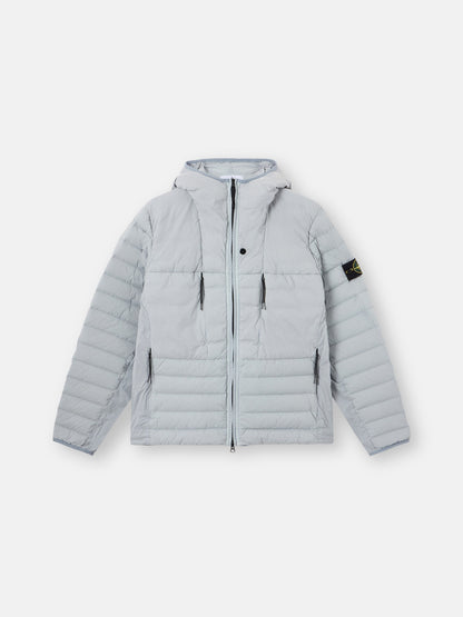 Stone Island Hooded Down Jacket with Anti-Drop Finish 4100107