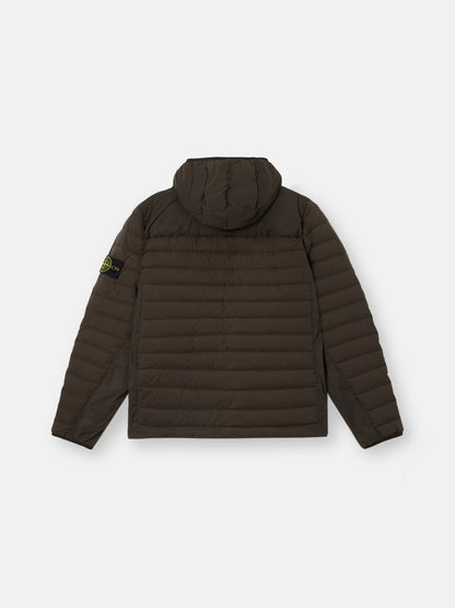 Stone Island Hooded Down Jacket with Anti-Drop Finish 4100107